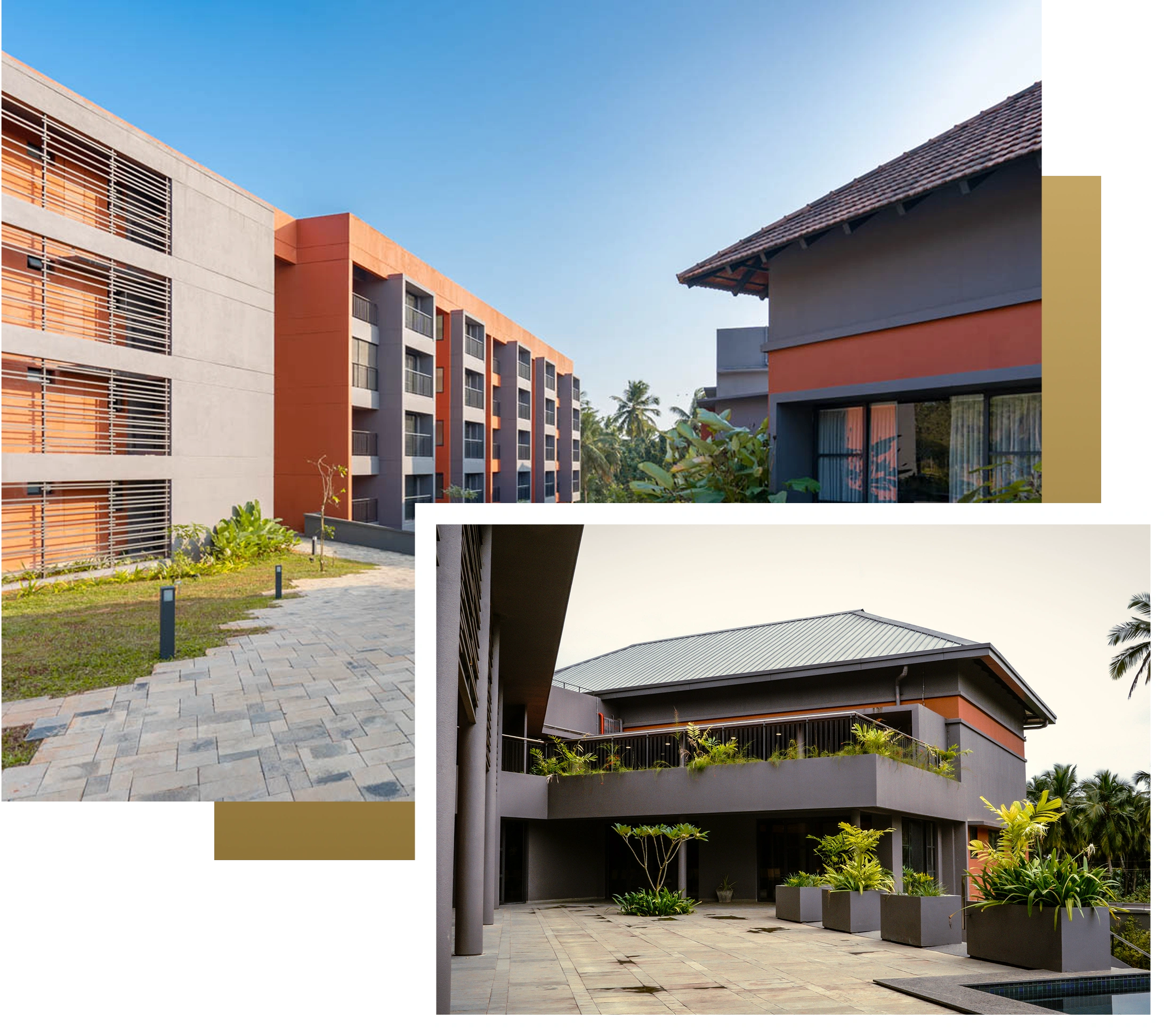 Modern and aesthetic homes amidst nature