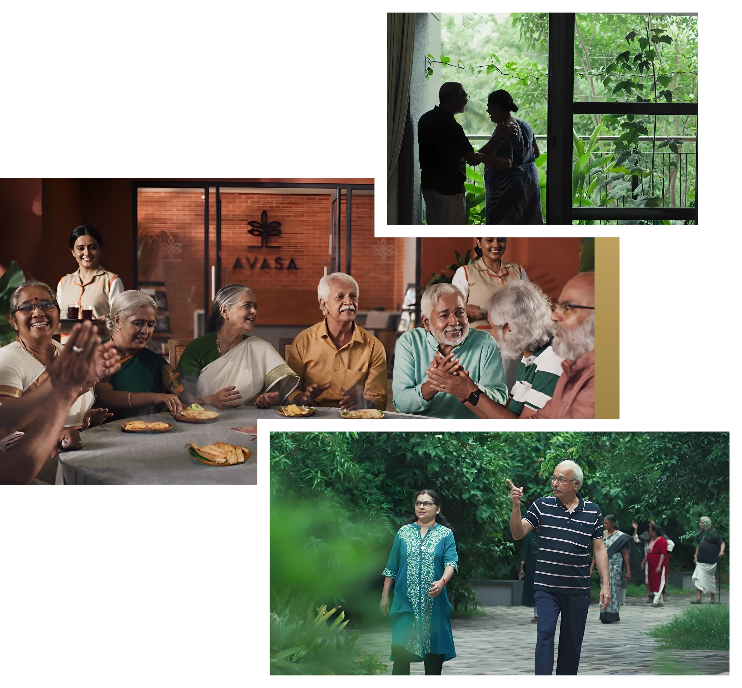 Senior residents enjoying community living at Ananta Living Kerala retirement homes